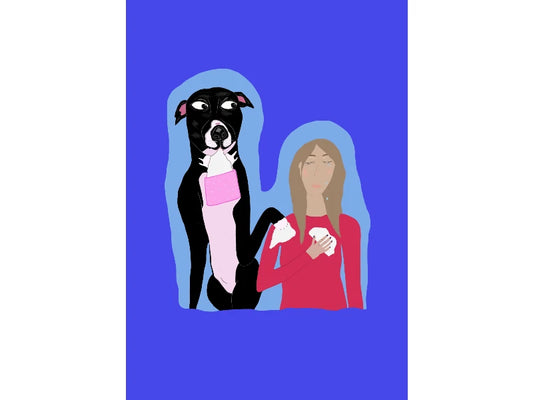 Emotional Support Staffy