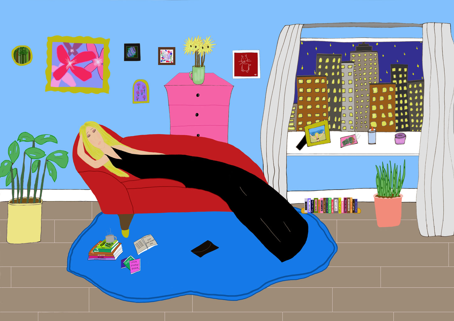 Lady Lounging